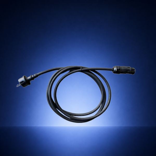 Schuko-Kabel mit Batterie-Stecker (5m)